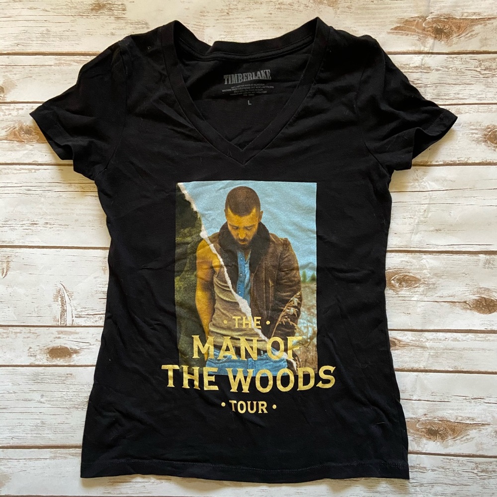 Justin Timberlake man of the woods tour womens graphic tee